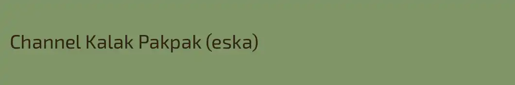 Channel Kalak Pakpak (eska)